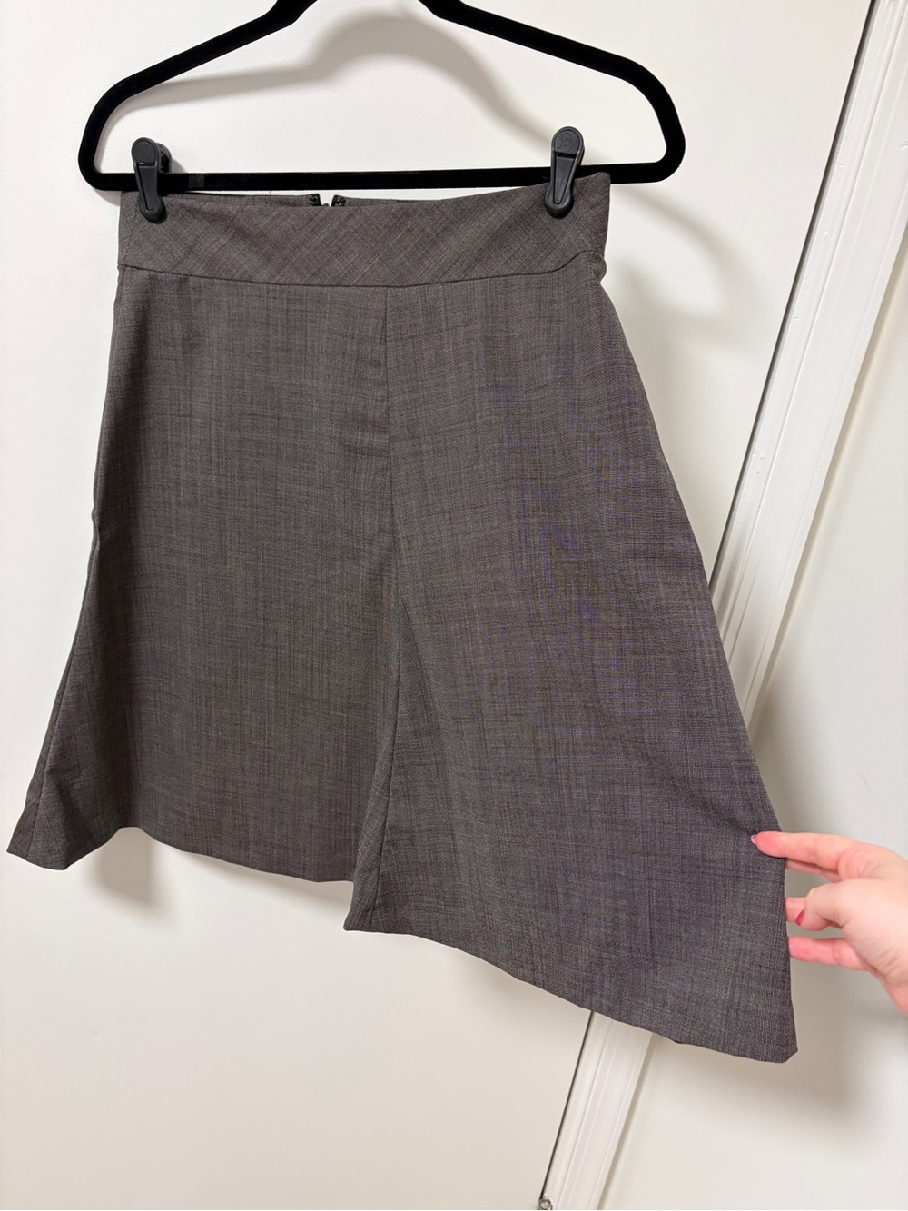 Banana Republic Petite Gray A-Line Suit Skirt, circa 2010’s